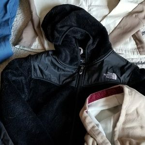north face fleece hooded jacket